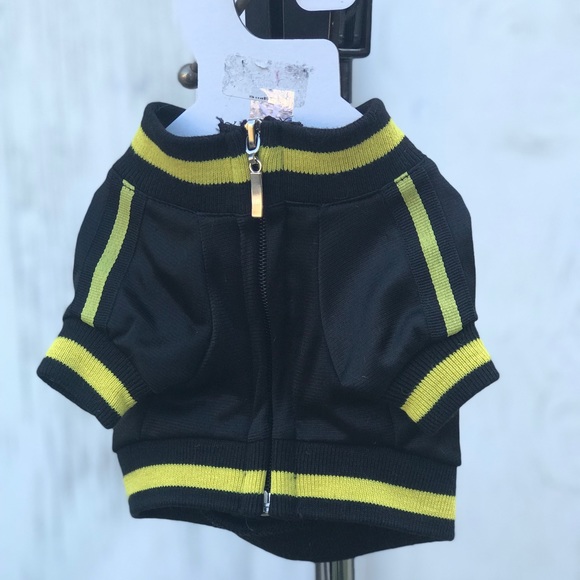 Playboy dog pet jacket sport coat black yellow - Picture 8 of 8